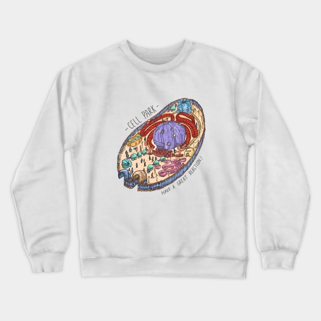 Cell Theme Park Crewneck Sweatshirt by Adol_Klambi